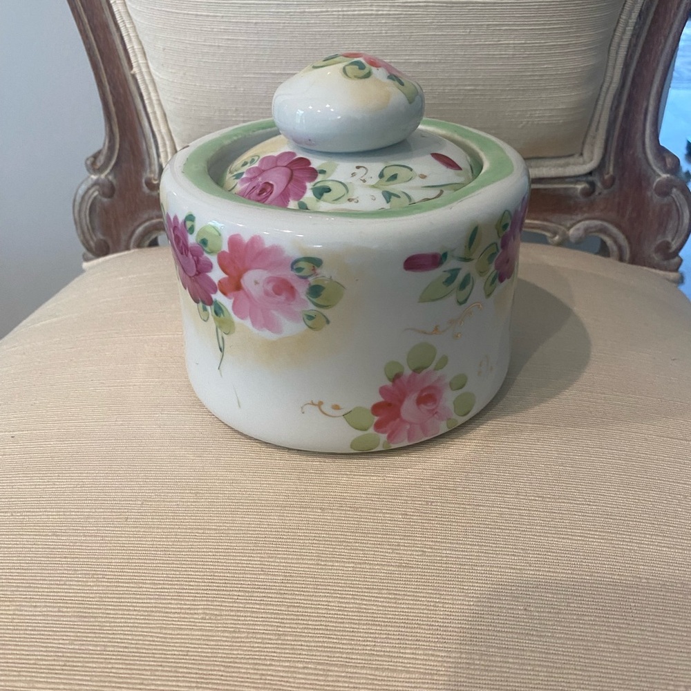 Antique Prewar Japanese Handpainted Trinket Dish